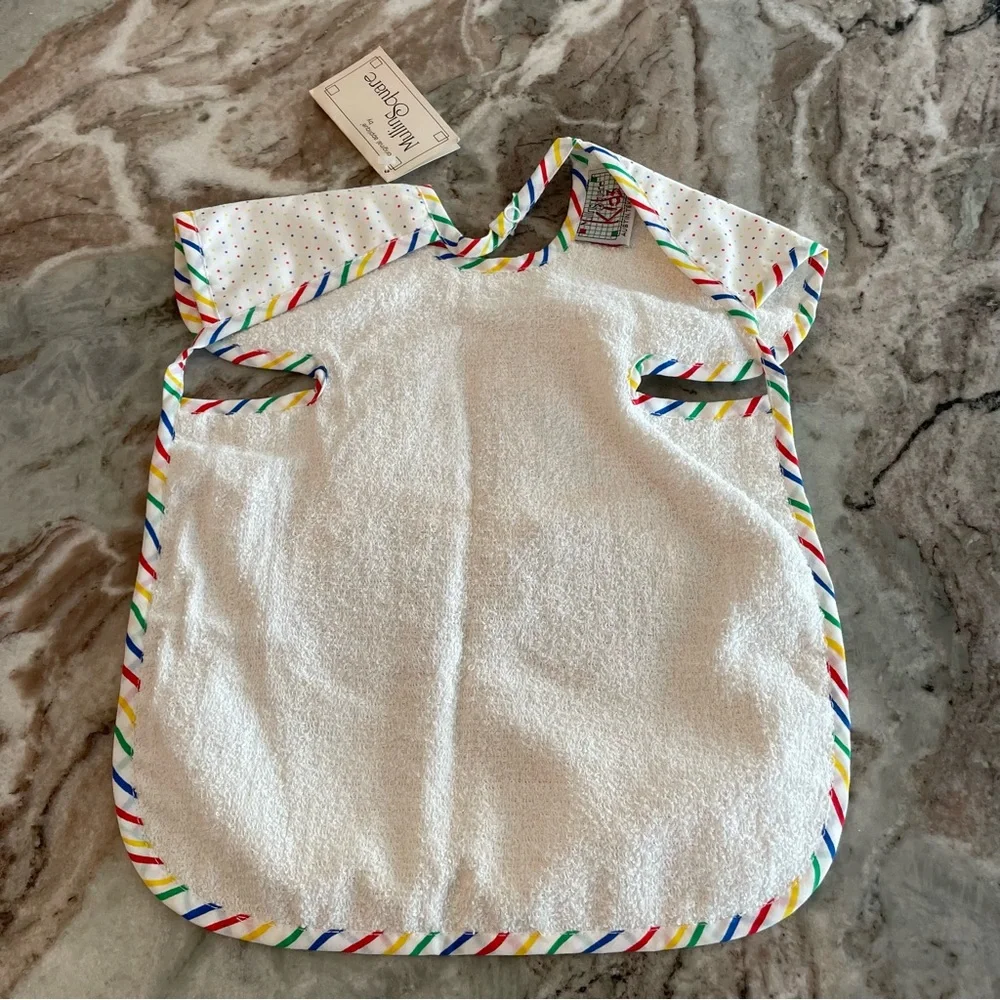 Mullins Square 90's Baby Pull-Over Bib Made in Austin Tx